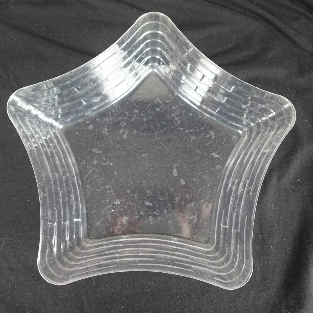 Longaberger 2001 Christmas Collection Shining Star Basket Protector 44563 Clear
